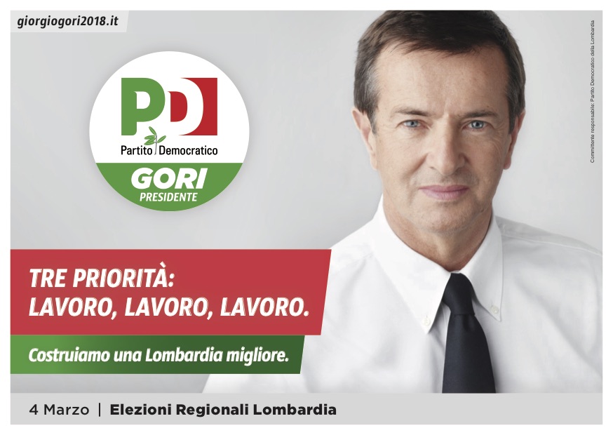 Elezioni regionali: i materiali del PD con Giorgio Gori