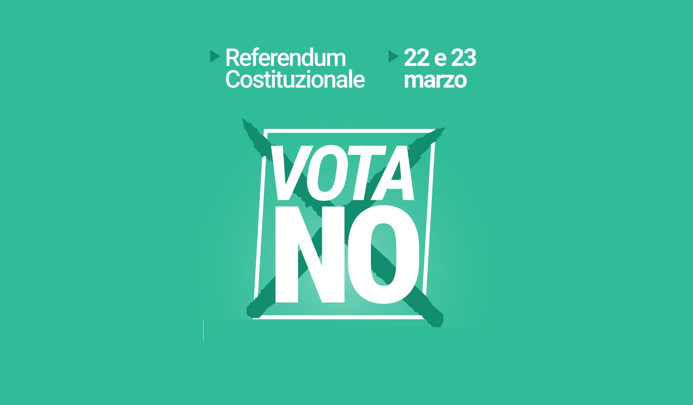 Il 22 e 23 marzo vota NO